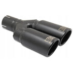 70mm long 200mm round 55mm mount universal exhaust pipe muffler tip.