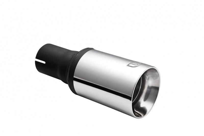 Embellecedor de escape universal redondo 80 mm longitud 120 mm diámetro de montaje 50 mm