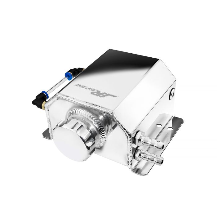JRspec 2-liter universal aluminum radiator coolant tank