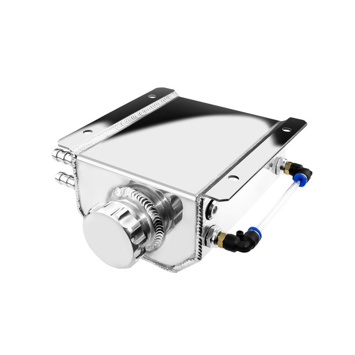 JRspec 2-liter universal aluminum radiator coolant tank