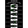 Kit de válvula de retención universal 8AN de Radium Engineering