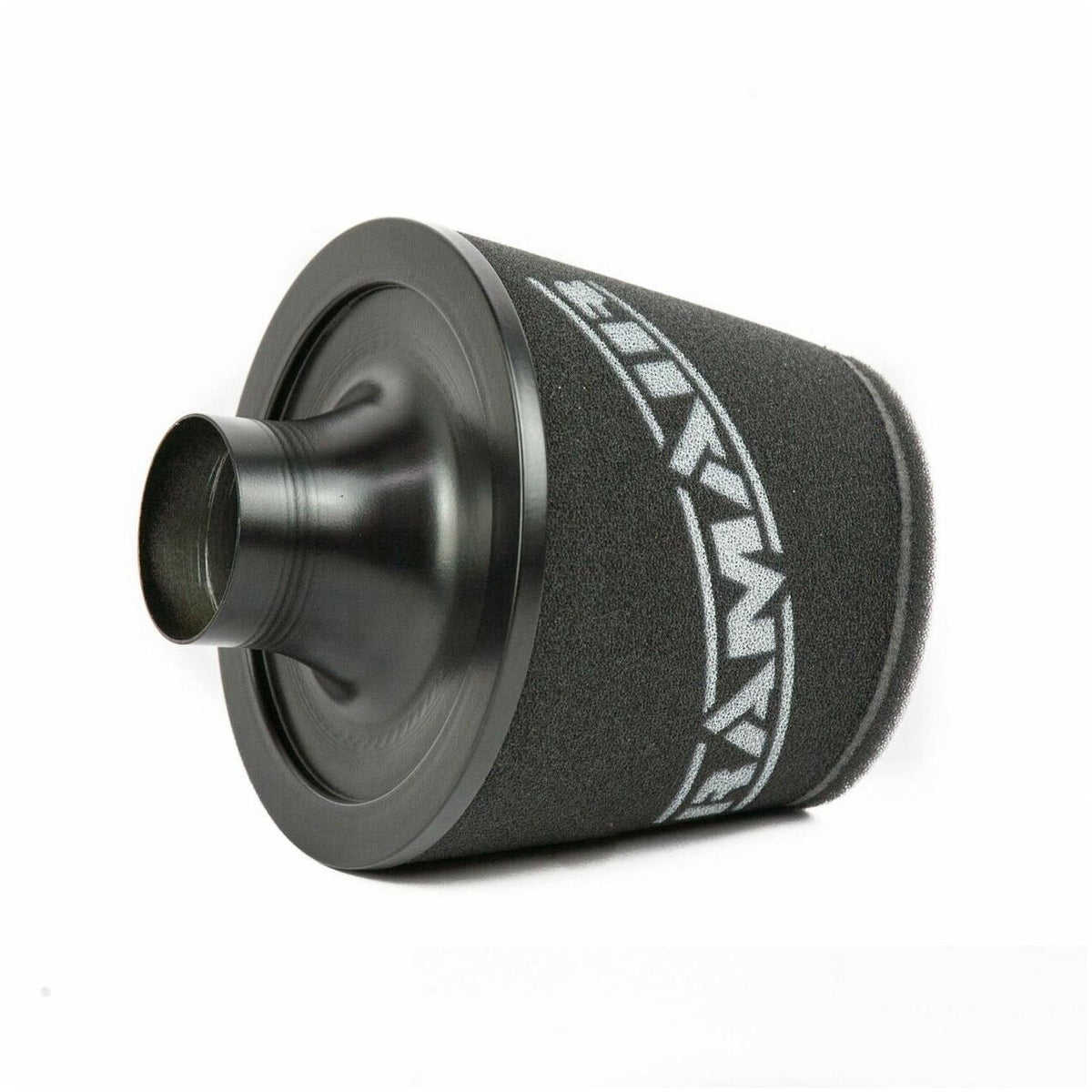 Filtro cónico universal con base de aluminio grande y cuello negro Ramair JS-070-BK 70 mm