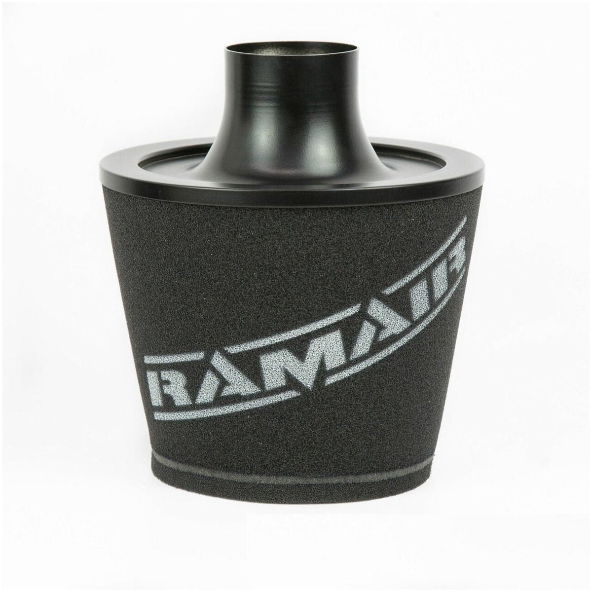 Filtro cónico universal con base de aluminio grande y cuello negro Ramair JS-070-BK-KIT 70 mm