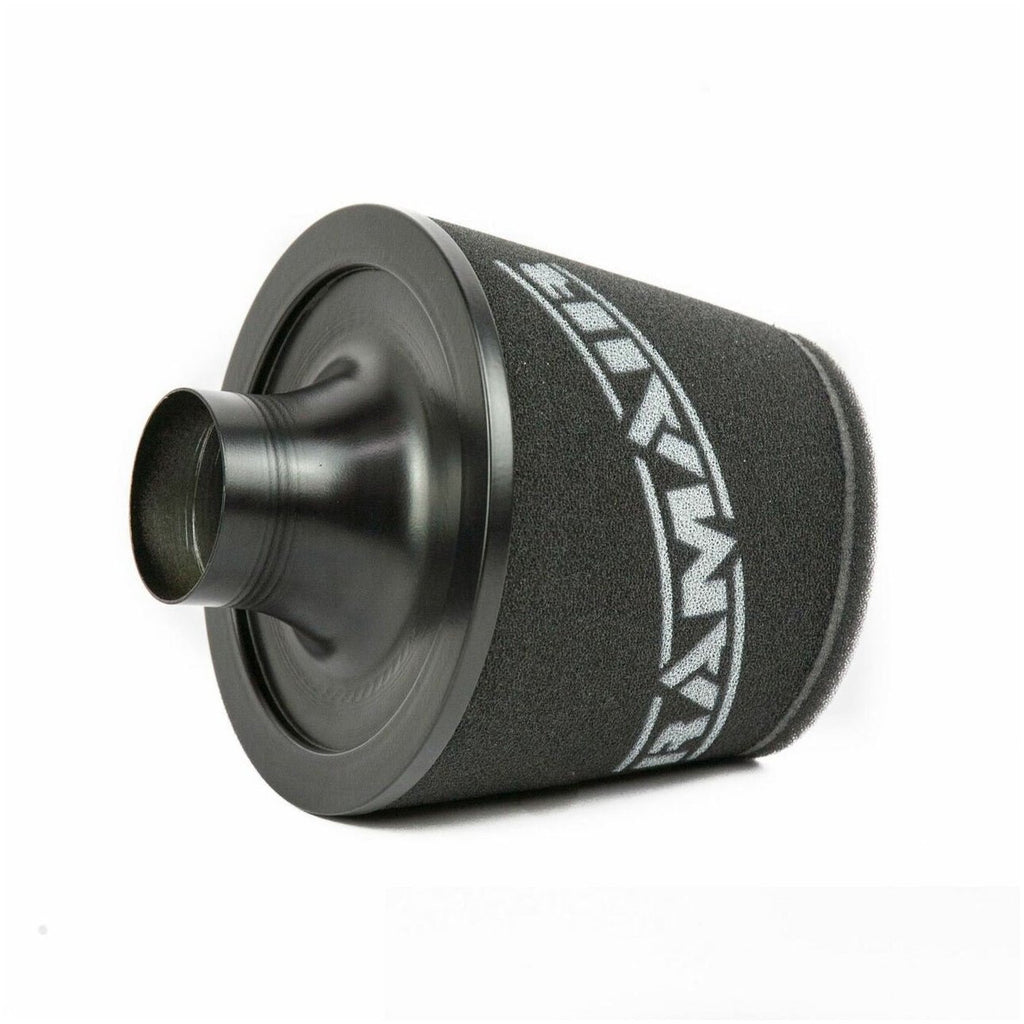 Filtro cónico universal con base de aluminio grande y cuello negro Ramair JS-070-BK-KIT 70 mm