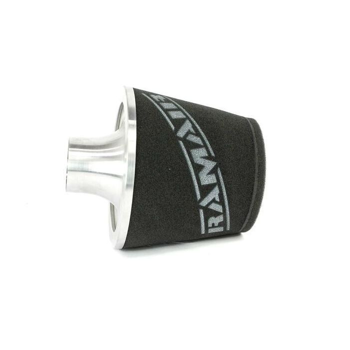 Ramair JS-070-SL 70mm Neck Black Aluminum Large Cone Filter