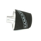 Filtro cónico universal con base de aluminio grande y cuello negro Ramair JS-070-SL 70 mm