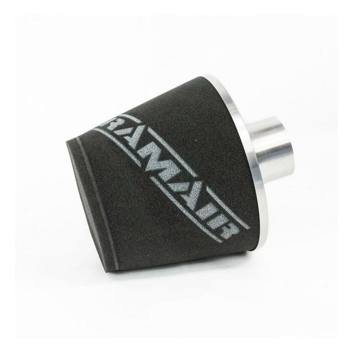 Ramair JS-070-SL 70mm Neck Black Aluminum Large Cone Filter