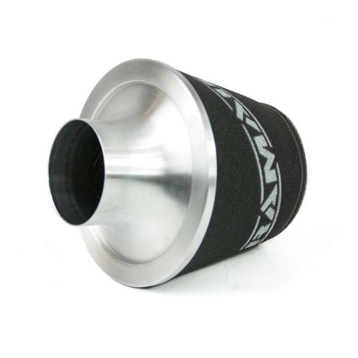 Ramair JS-090-SL 89mm Neck Large Black Aluminum Cone Filter