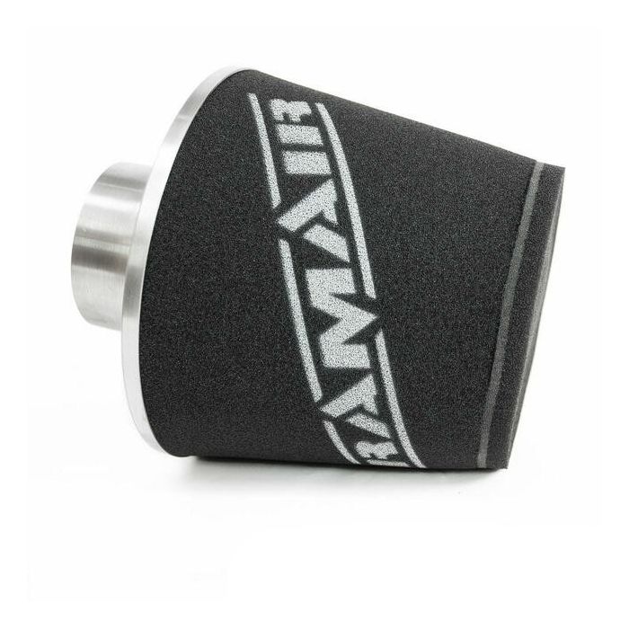 Ramair JS-090-SL 89mm Neck Large Black Aluminum Cone Filter