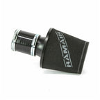 Filtro cónico universal con base de aluminio grande y cuello negro Ramair JS-105-BK-KIT 70 mm