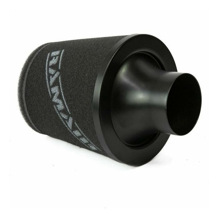 Ramair JS-107-BK 80mm Neck Black Aluminum Large Cone Air Filter