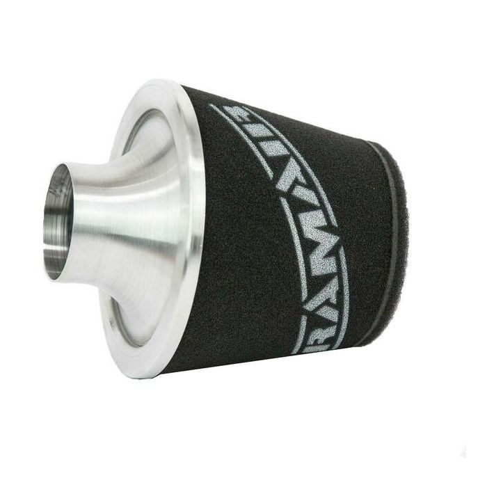 Ramair JS-108-SL 80mm Black Aluminium Large Cone Filter with Universal Neck