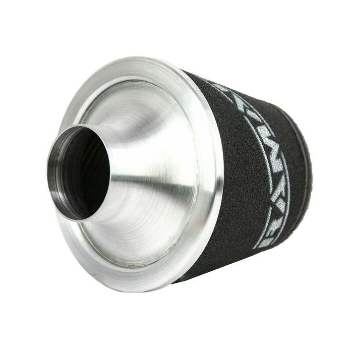 Ramair JS-108-SL 80mm Black Aluminium Large Cone Filter with Universal Neck