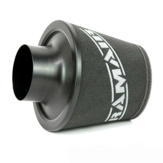 Filtro cónico universal negro con cuello y base grande de aluminio Ramair JS-109-BK 102 mm