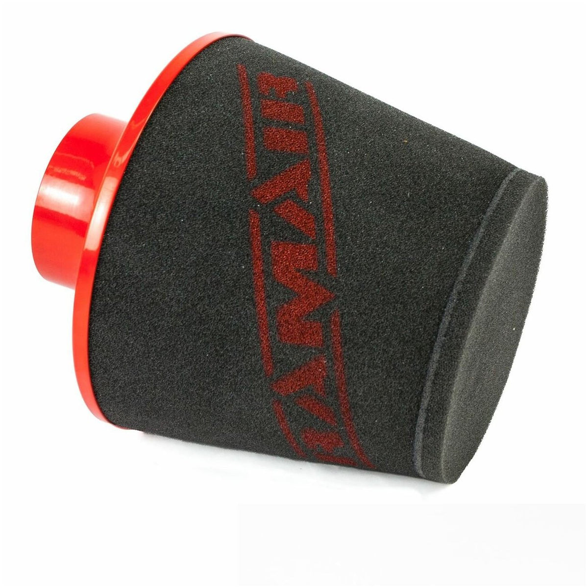 Filtro cónico universal con base de aluminio grande y cuello negro Ramair JS-109-RD 102 mm