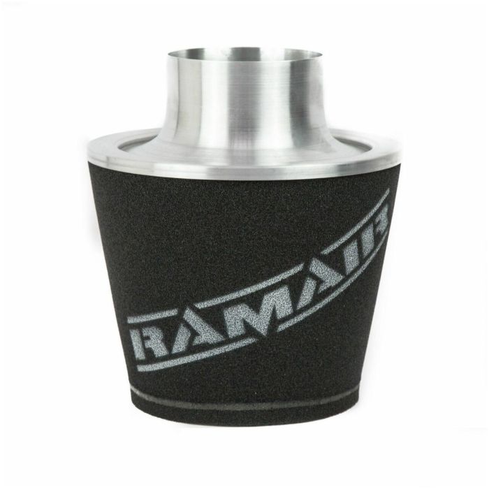 Ramair JS-109-SL 102mm Black Aluminium Large Cone Filter with Universal Neck