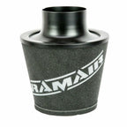 Filtro cónico universal negro con cuello y base grande de aluminio Ramair JS-150-BK 63 mm