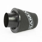 Filtro cónico universal con base de aluminio grande y cuello negro Ramair JS-175-100-BK 102 mm