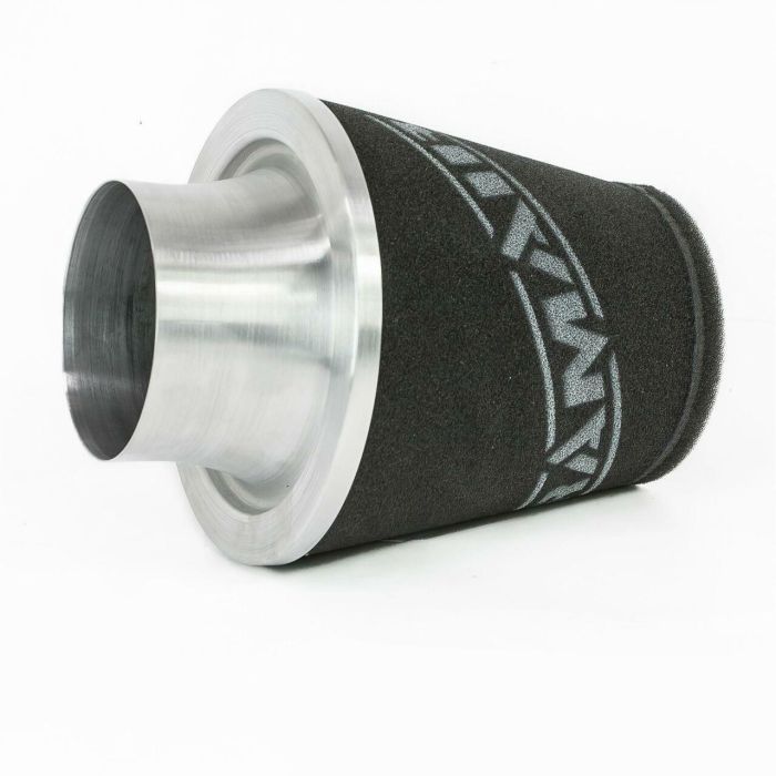 Ramair JS-175-100-SL 102mm Black Aluminium Large Cone Filter with Universal Neck