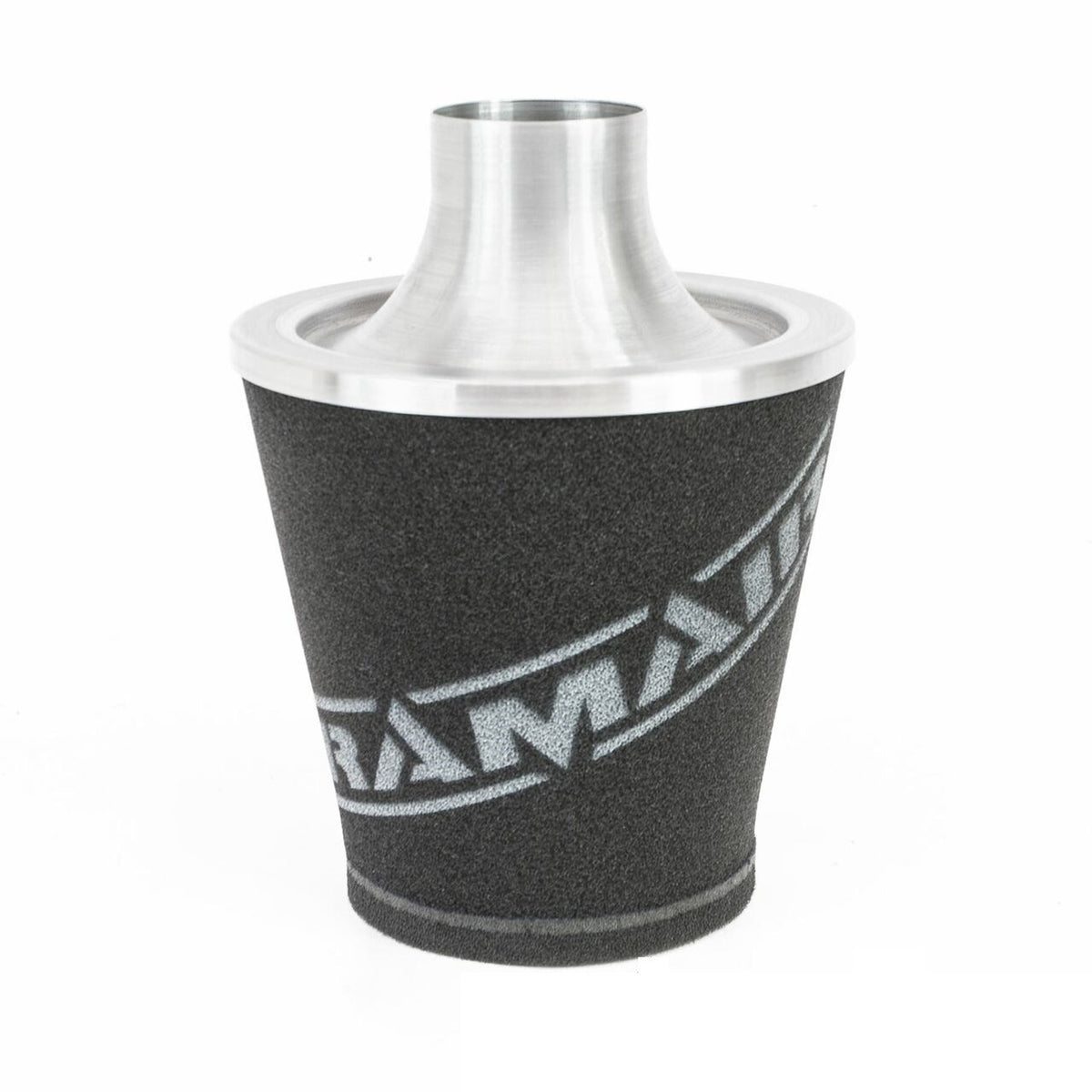 Filtro cónico universal con base de aluminio grande y cuello negro Ramair JS-175-60-SL 60 mm