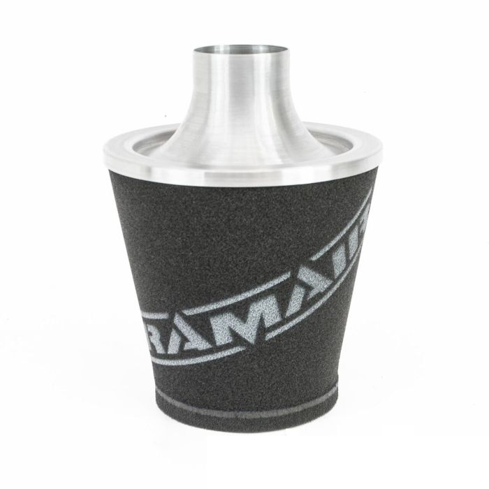 Ramair JS-175-60-SL 60mm Oversized Black Aluminum Universal Cone Filter