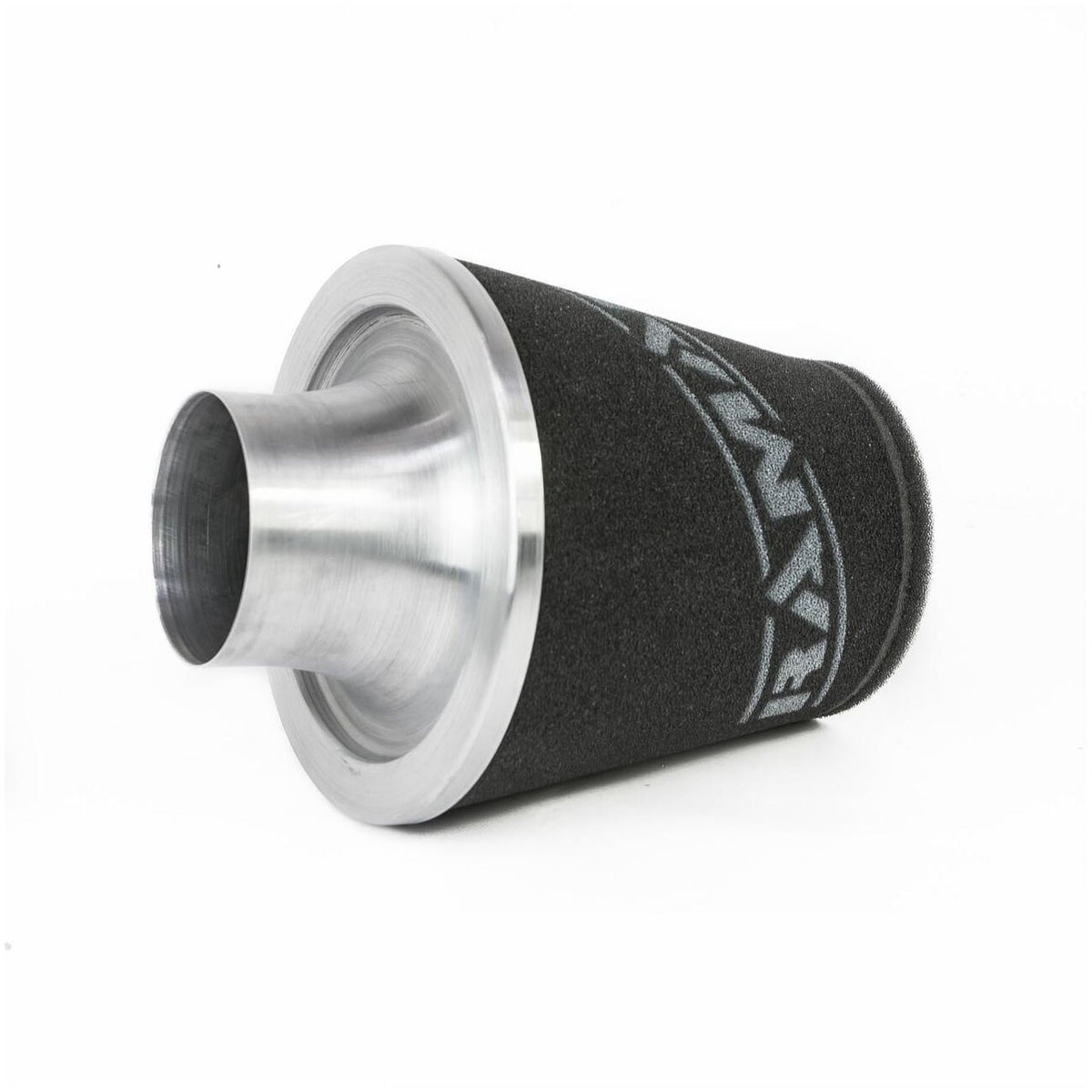 Filtro cónico universal con base de aluminio grande y cuello negro Ramair JS-175-90-SL 89 mm