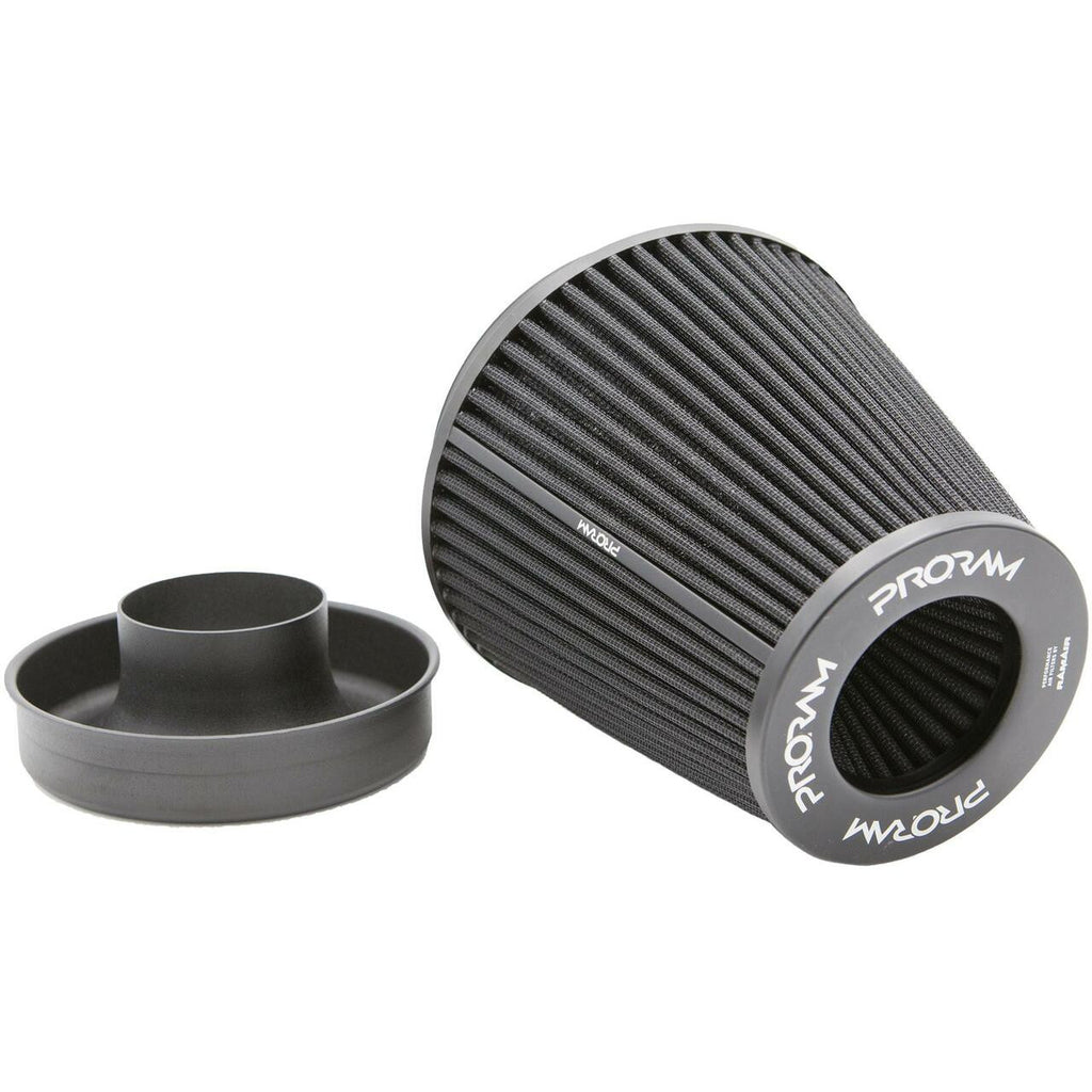 Filtro de aire cónico grande PRORAM PR-CC-195-150-VS-83 con cuello de 83 mm de diámetro interior y velocity stack