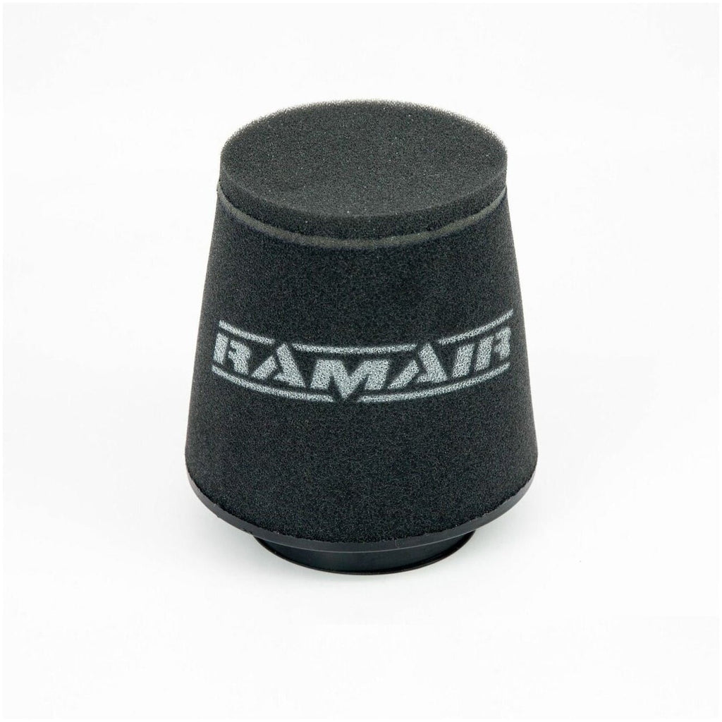 Filtro de aire cónico universal con base de polímero y cuello Ramair CC-111 descentrado 80 mm