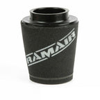 Filtro de aire cónico universal con base de polímero y cuello descentrado Ramair CC-115 70 mm