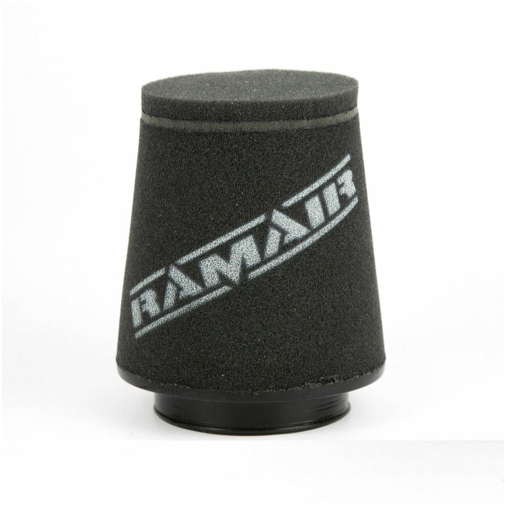 Filtro de aire cónico universal con base de polímero y cuello Ramair CC-117 descentrado 80 mm