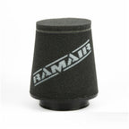 Filtro de aire cónico universal con base de polímero y cuello Ramair CC-117 descentrado 80 mm