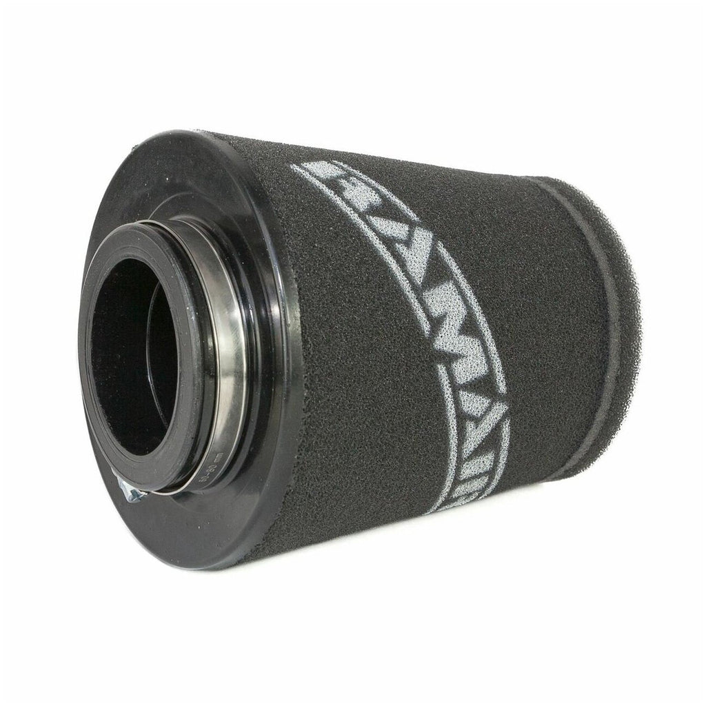 Filtro de aire cónico universal con base de polímero y cuello Ramair CC-157 descentrado 57 mm