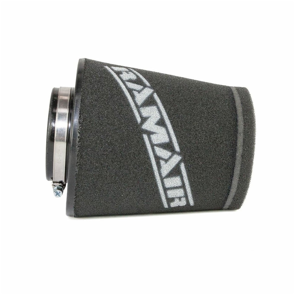 Filtro de aire cónico universal con base de polímero y cuello Ramair CC-157 descentrado 57 mm
