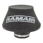 Filtro de aire cónico universal con base y cuello de polímero Ramair CC-308 descentrado 51 mm