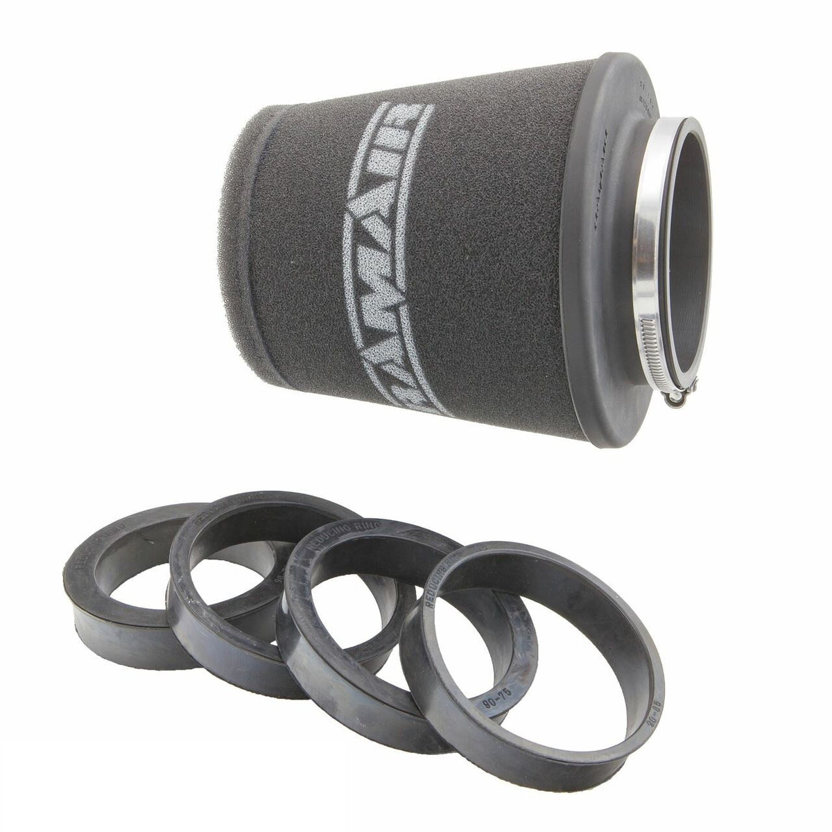 Filtro de aire cónico universal con base de polímero y cuello Ramair CC-501-UNI 70 76 80 85 89 mm