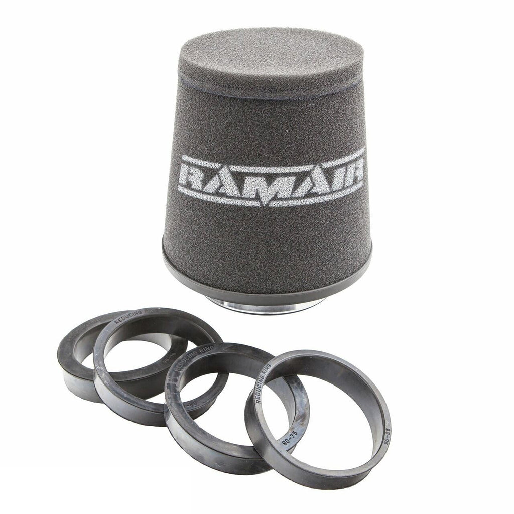 Filtro de aire cónico universal con base de polímero y cuello Ramair CC-501-UNI 70 76 80 85 89 mm
