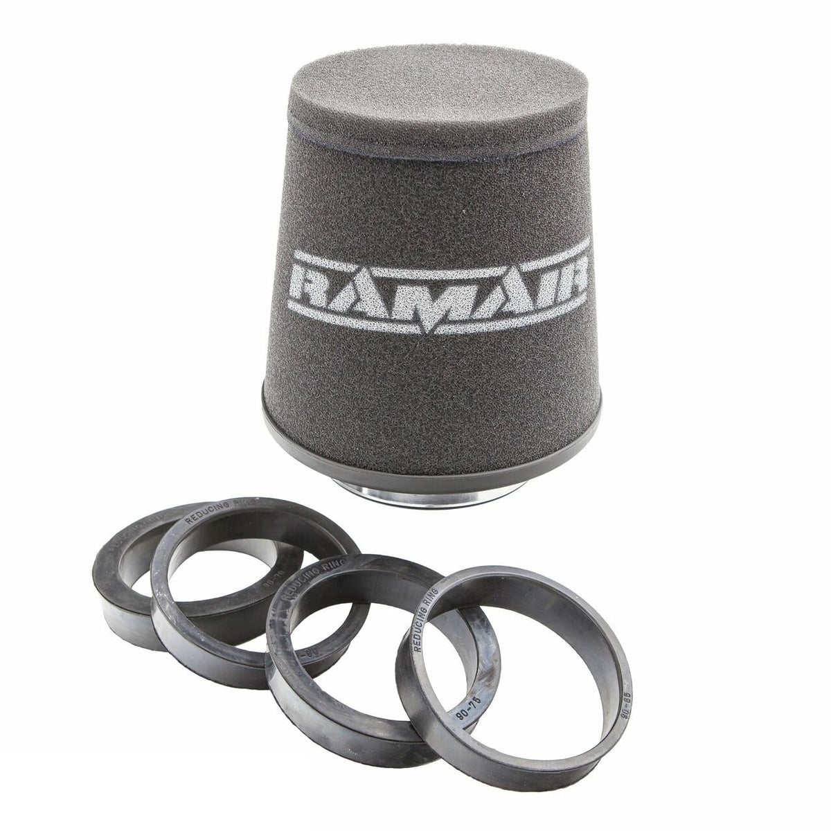 Filtro de aire cónico universal con base de polímero y cuello Ramair CC-501-UNI 70 76 80 85 89 mm