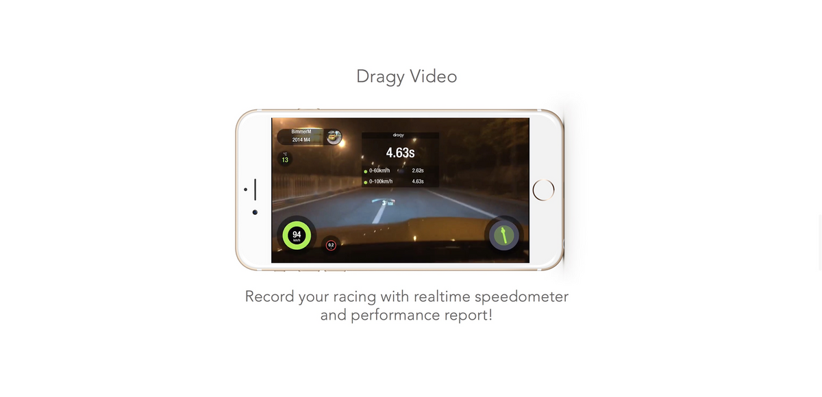 Medidor de rendimiento GPS DRAGY V2 DRG70