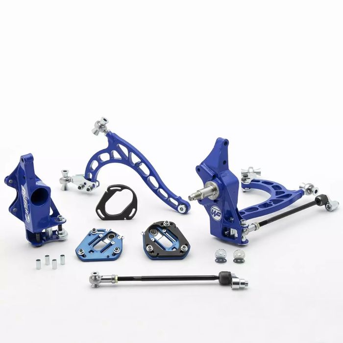 Kit de bloqueo de ángulo de derrape delantero V2 para Nissan S13 con espaciadores de desplazamiento de cremallera Wisefab