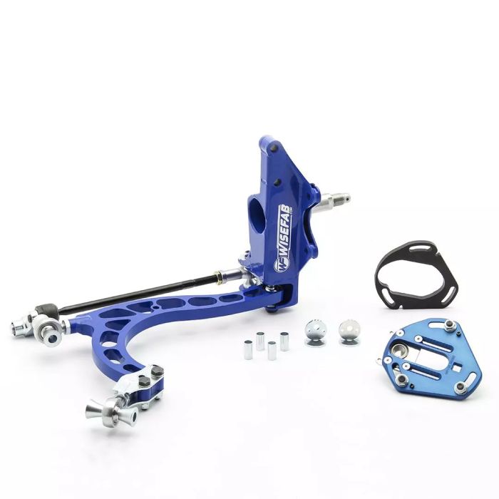 Kit de bloqueo de ángulo de derrape delantero V2 para Nissan S13 con espaciadores de desplazamiento de cremallera Wisefab