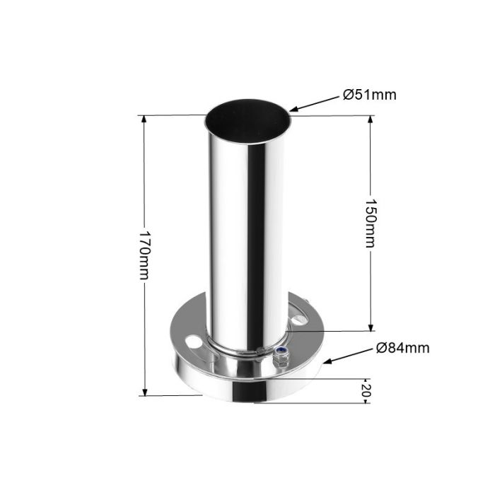 3.5" Exhaust silencer insert