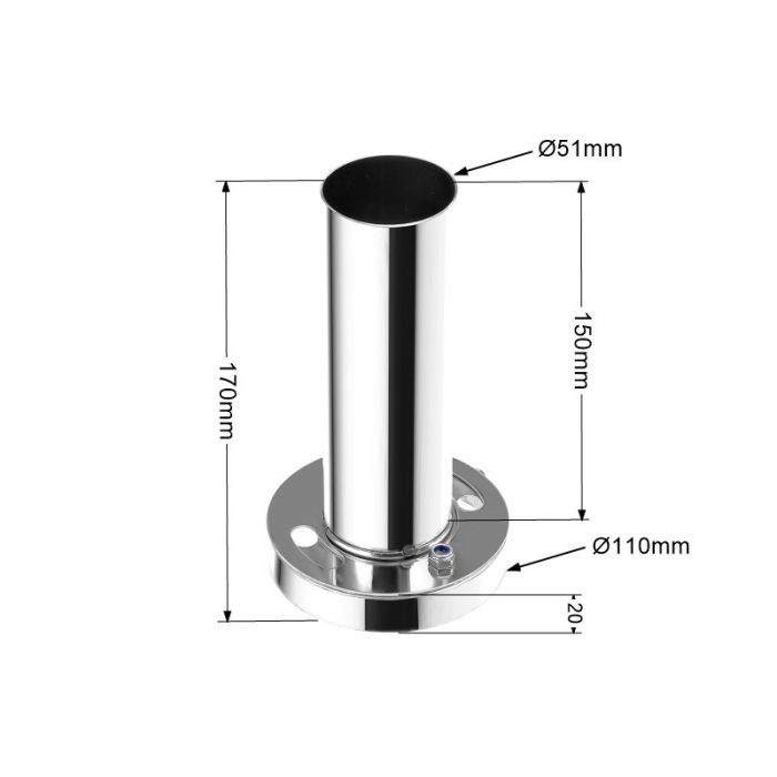 Inserto silenciador de escape de 4,5"