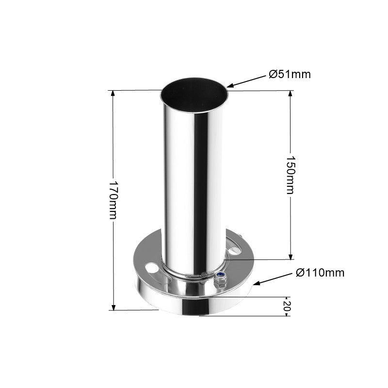 Inserto silenciador de escape 4,5"