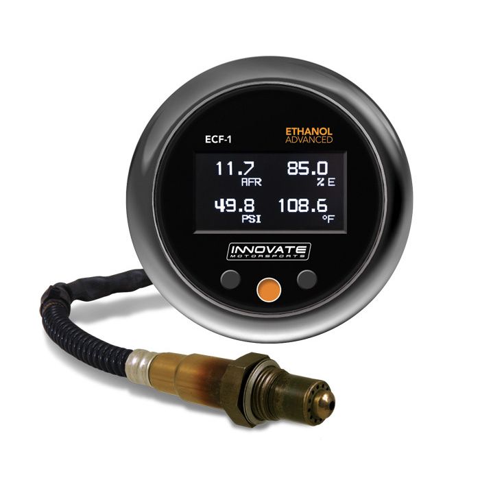 Indicador Innovate 3903 ECF-1 (combustible) para el contenido de etanol con modo de lectura AFR.