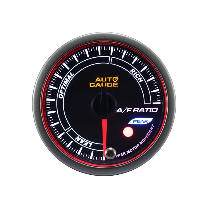 Nuevo indicador AFR para automóvil, motor paso a paso, serie Peak, 52 mm, color ámbar.