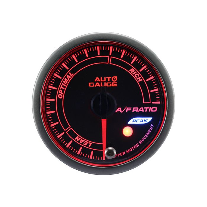 Nuevo indicador AFR para automóvil, motor paso a paso, serie Peak, 60 mm, color ámbar.