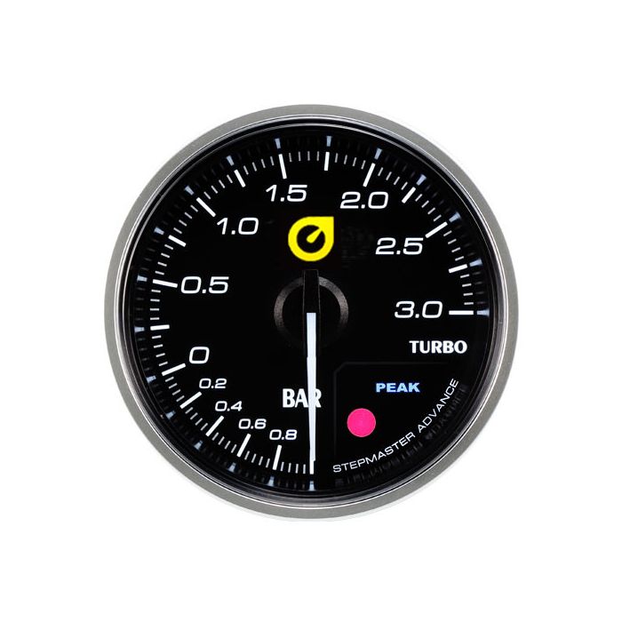 Nuevo indicador de presión de turbo para Auto Gauge de 52 mm, color ámbar