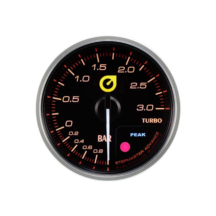 Nuevo indicador de presión de turbo para Auto Gauge de 52 mm, color ámbar