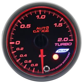 New Auto Gauge Boost Indicator Stepper Motor Peak series 52mm amber