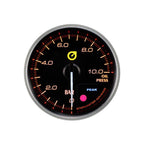 Nuevo indicador de presión de aceite Auto Gauge de 52 mm, color ámbar.